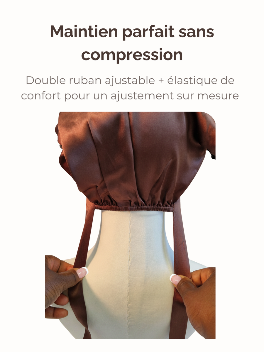 Bonnet satin en Soie de Mûrier