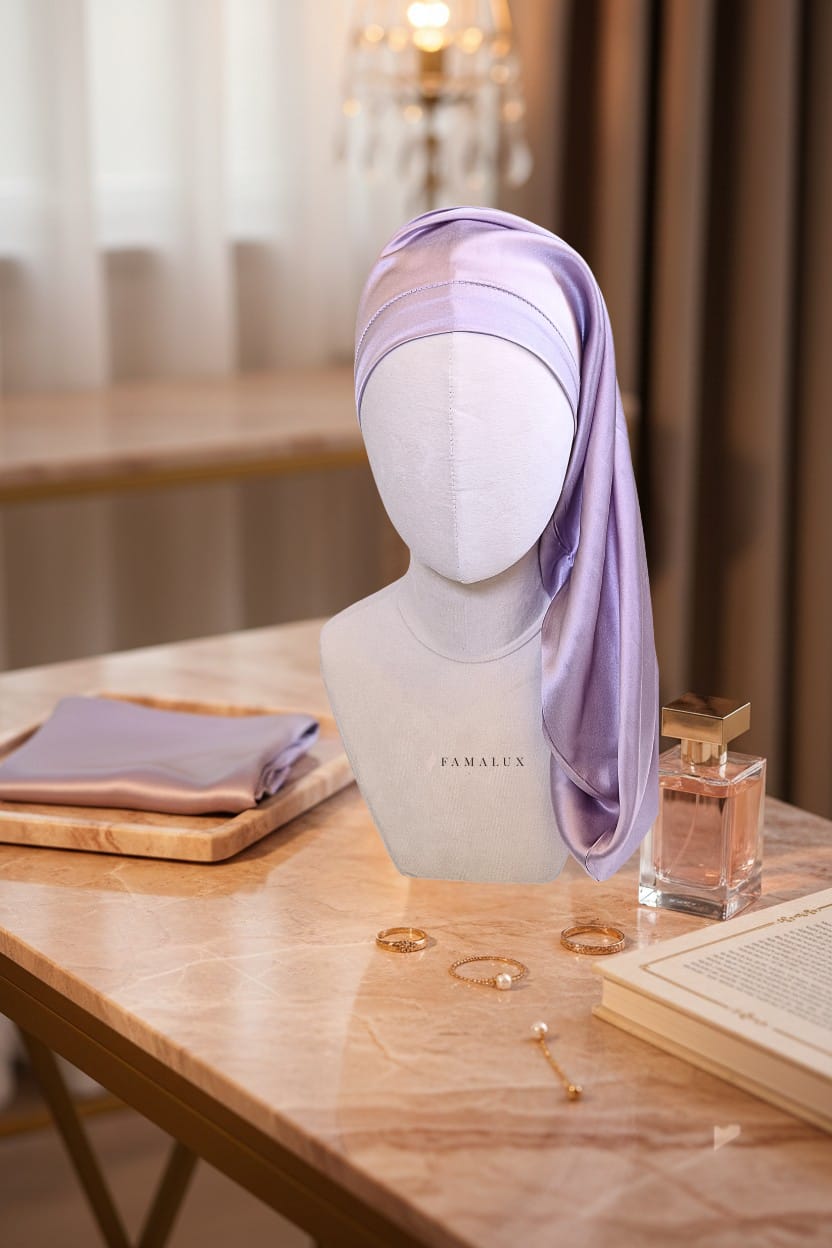 Bonnet satin en Soie de Mûrier