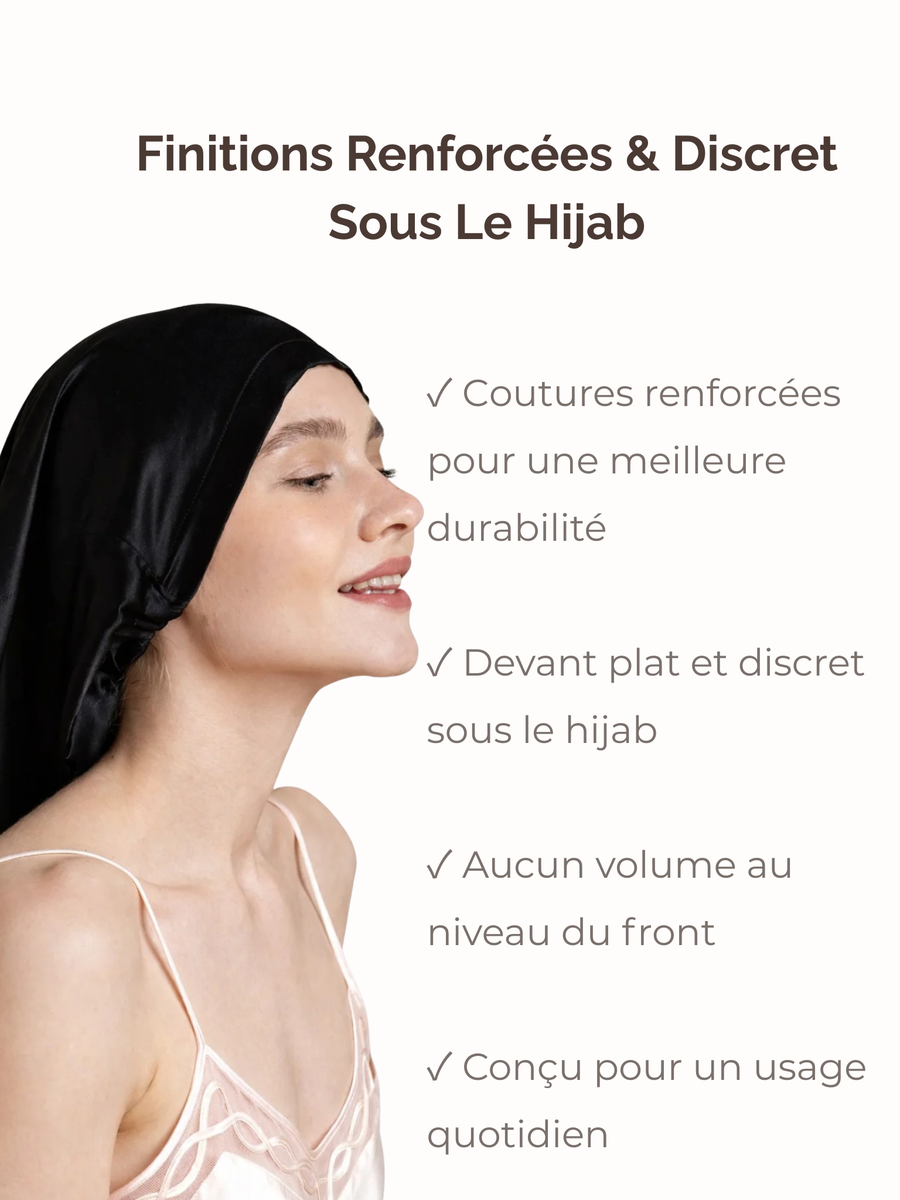 Bonnet satin en Soie de Mûrier